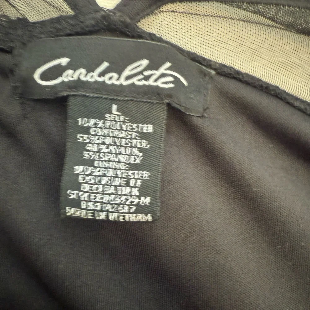 Elegant Black Halter Formal Sheer Illusion Dress layered tulle prom bow sequin - Picture 10 of 10